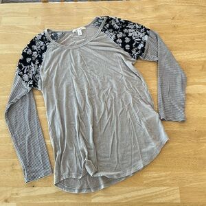 S neural long sleeve tee